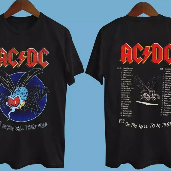 Julia A Other - ACDC Fly On The Wall Tour 1985 Tshirt